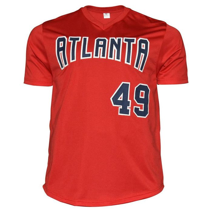 John Rocker Signed Atlanta Red Baseball Jersey (JSA) — RSA