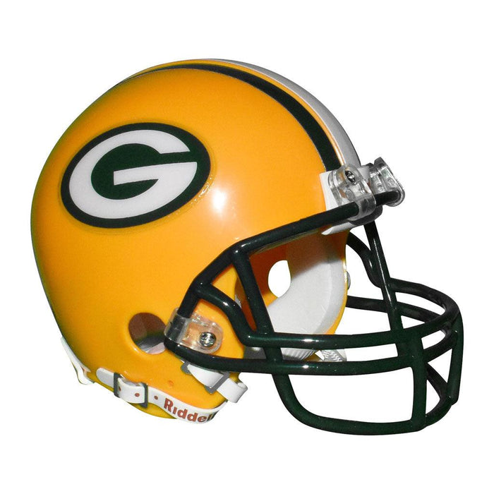 Aaron Rodgers Signed Green Bay Packers Mini Replica Super Bowl XVL Football Helmet (JSA) - RSA