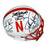 Rodgers/Rozier/Crouch Signed Heisman Inscriptions Nebraska Cornhuskers Mini Schutt Replica White Football Helmet (JSA) - RSA