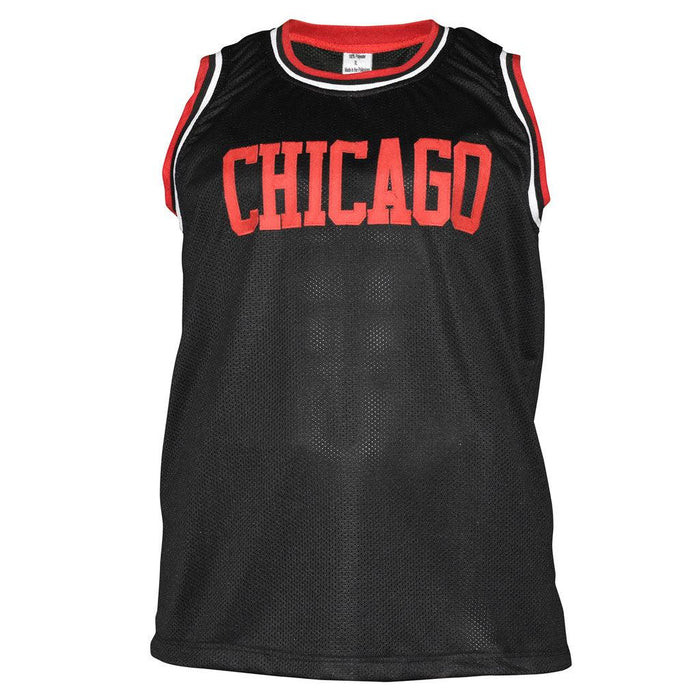 Dennis Rodman Signed Chicago Pro Black Basketball Jersey (JSA) - RSA