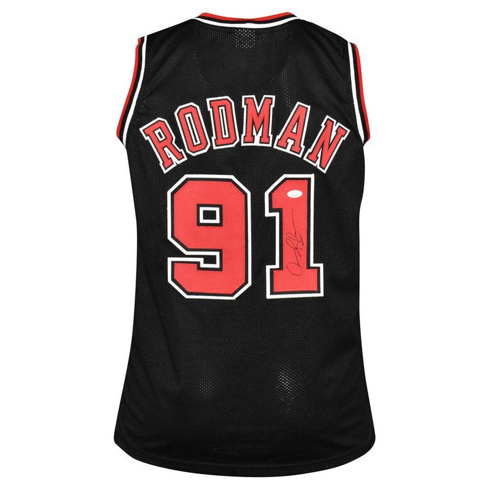 Dennis Rodman Autographed Signed Framed Chicago Bulls Jersey 