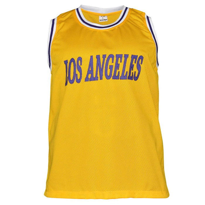 Dennis Rodman Signed Los Angeles Pro Yellow Basketball Jersey (JSA) - RSA