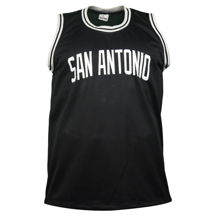 Dennis Rodman Signed San Antonio Black Basketball Jersey (JSA) — RSA