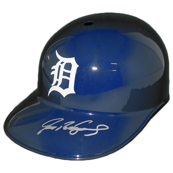 Ivan Rodriguez Signed Detroit Tigers Souvenir Batting Helmet (JSA) - RSA