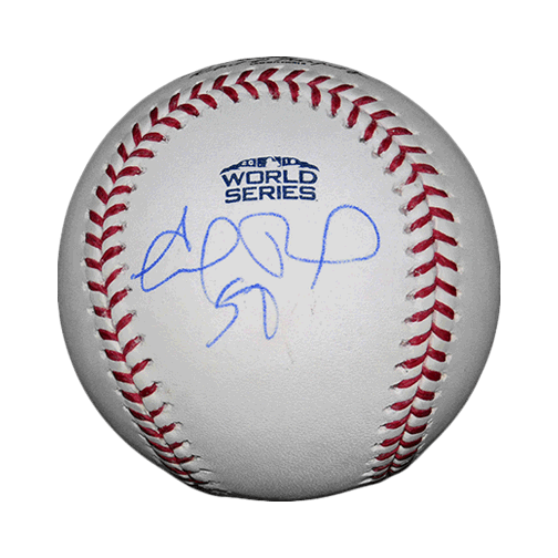 Eduardo Rodriguez Autographed 2018 World Series Official Major League Baseball! - RSA
