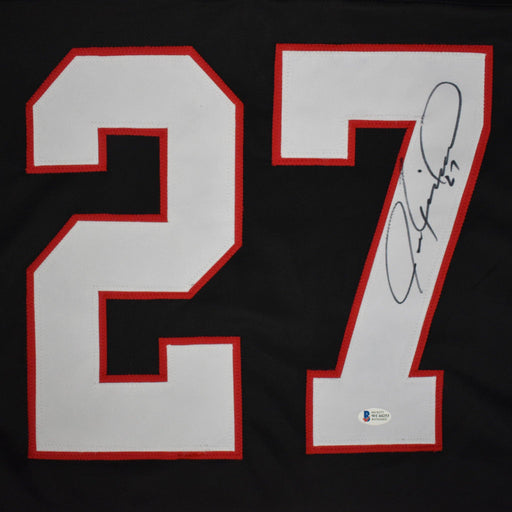 Jeremy Roenick Signed Chicago Black Hockey Jersey (Beckett) - RSA