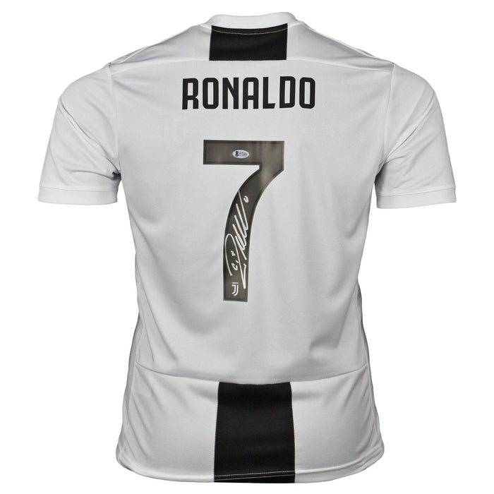Cristiano Ronaldo Signed Juventes Jersey White (Beckett) - RSA