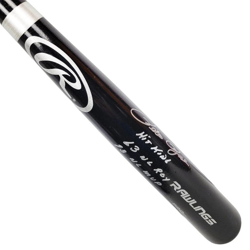 Pete Rose Signed Multi-Inscription Rawlings Black Baseball Bat (JSA) - RSA