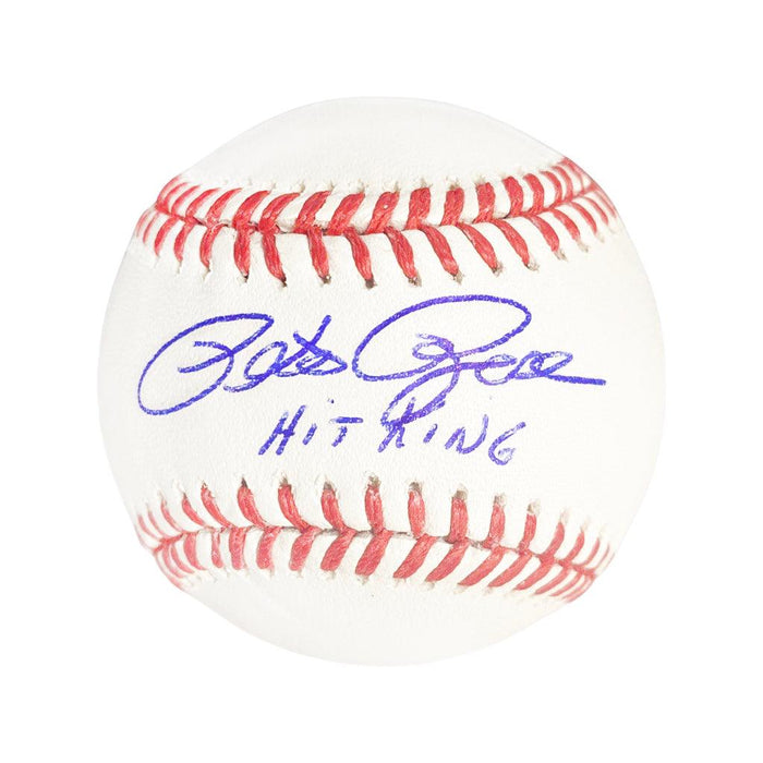 Pete Rose Signed Hit King Inscription Rawlings Official Major League Baseball (JSA) - RSA
