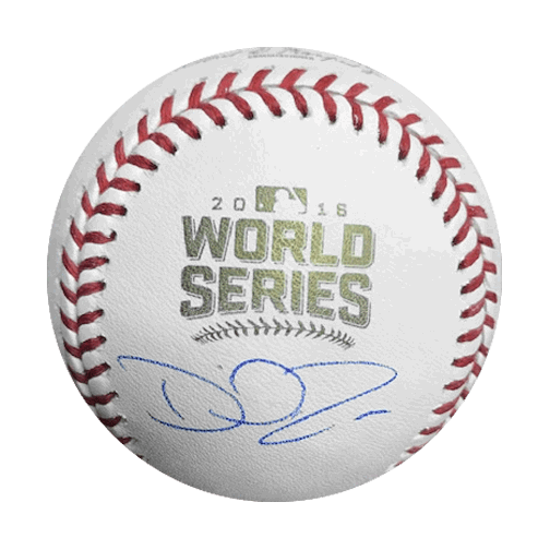 David Ross Autographed 2016 World Series Official Major League Baseball (JSA) - RSA