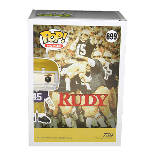 Rudy Ruettiger Autographed Notre Dame Football Pop Funko (JSA) - RSA