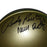Rudy Ruettiger Signed Never Quit Inscription Notre Dame Fighting Irish Mini Replica Gold Football Helmet (JSA) - RSA