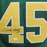 Rudy Ruettiger Autographed College Style Football Jersey Green JSA - RSA