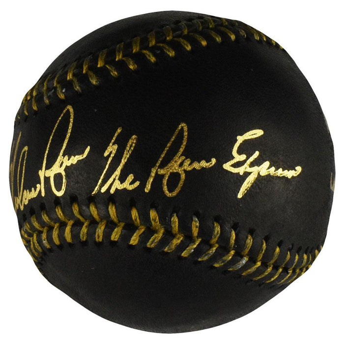 Nolan Ryan Signed And Inscribed The Ryan Express Black MLB Baseball (AIV) - RSA