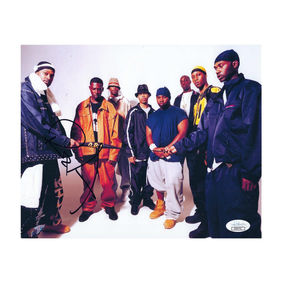 RZA Signed 8x10 Wu-Tang Clan Photo Pose 2 (JSA) — RSA