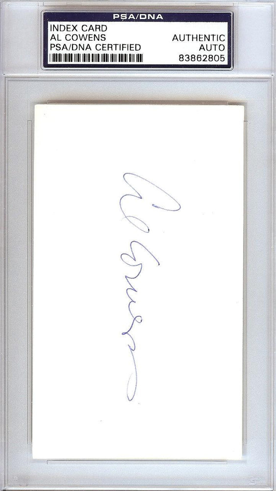 Al Cowens Autographed 3x5 Index Card Kansas City Royals, Detroit Tigers PSA/DNA #83862805 - RSA