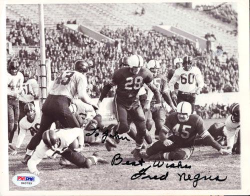 Fred Negus Autographed 7x9 Wire Photo "To John" PSA/DNA #S40789 - RSA