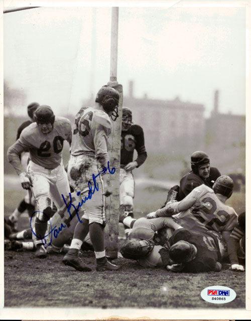 Don Kindt Autographed 7x9 Wire Photo Chicago Bears PSA/DNA #S40865 - RSA