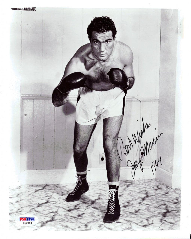Joey Maxim Autographed 8x10 Photo PSA/DNA #S42864 - RSA
