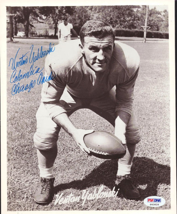 Venton Yablonski Autographed 8x10 Photo Chicago Cardinals PSA/DNA #S43626 - RSA