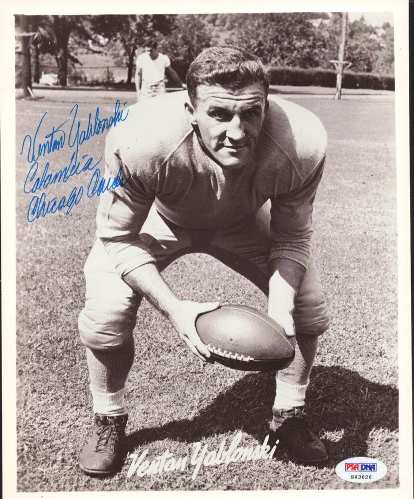 Venton Yablonski Autographed 8x10 Photo Chicago Cardinals PSA/DNA #S43626 - RSA