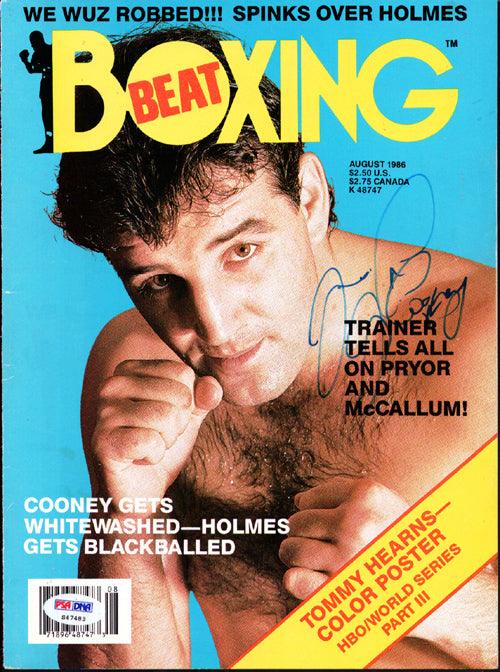 Gerry Cooney Autographed Boxing Beat Magazine Cover PSA/DNA #S47483 - RSA