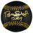 Bret Saberhagen Signed 2x Cy Young Inscription Rawlings Official MLB Black & Gold Baseball (JSA) - RSA