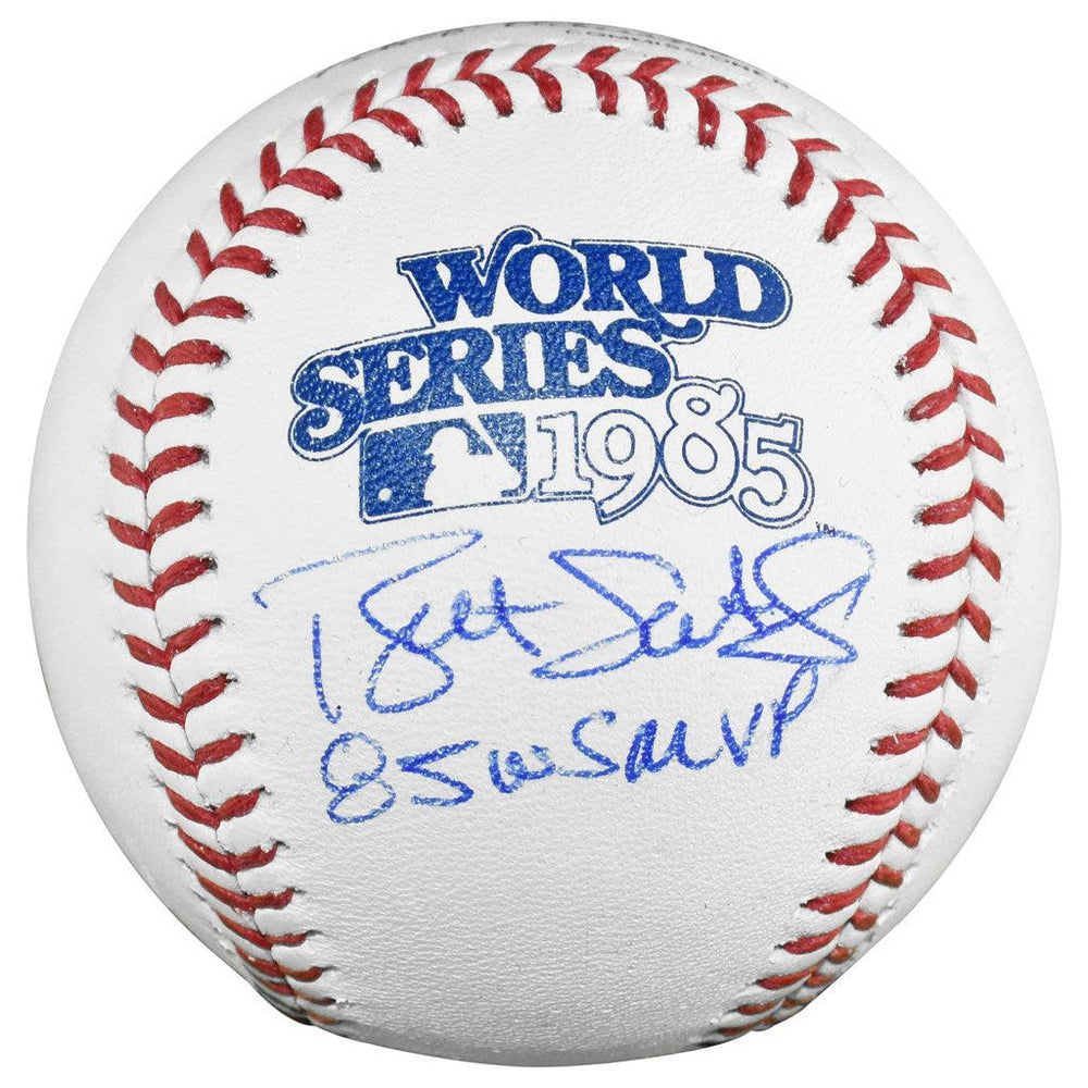 Bret Saberhagen Signed 85 WS MVP Inscription Rawlings Official MLB World Series Baseball (JSA) - RSA
