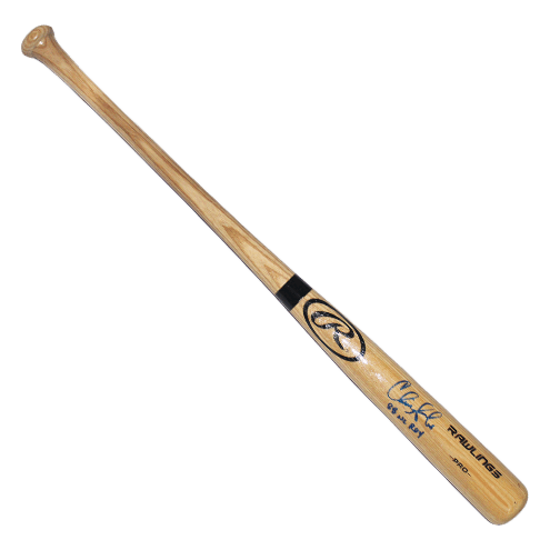 Chris Sabo Autographed Full Size Rawlings Blonde Baseball Bat (JSA) ROY NL Inscription Included - RSA