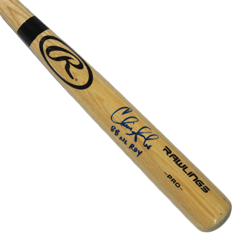 Chris Sabo Autographed Full Size Rawlings Blonde Baseball Bat (JSA) ROY NL Inscription Included - RSA
