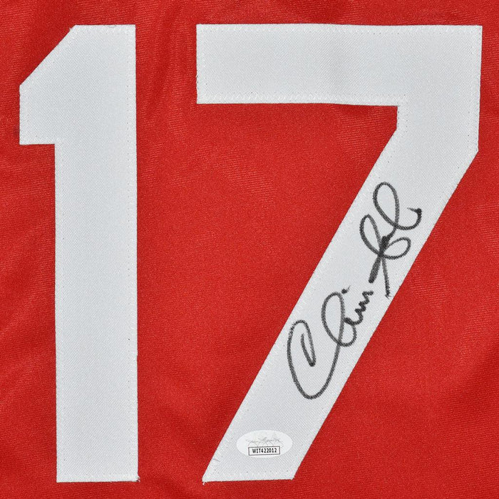 Chris Sabo Signed Cincinnati Red Baseball Jersey (JSA) — RSA