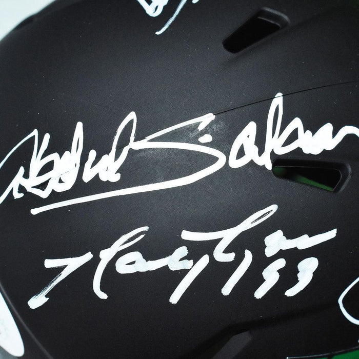 New York Sack Exchange Signed New York Jets Eclipse Speed Mini Football Helmet (JSA) - RSA