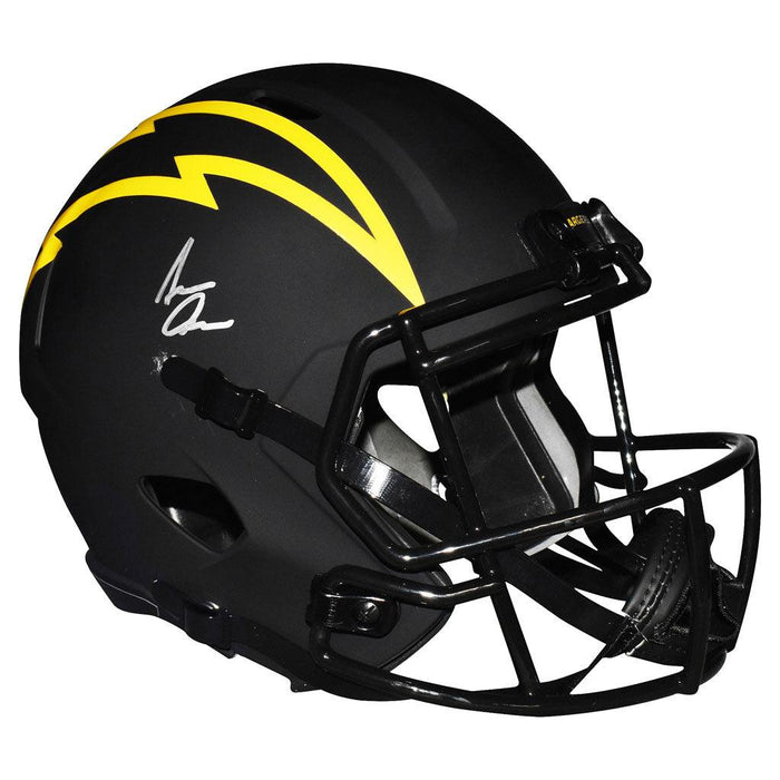 Asante Samuel Jr. Signed Los Angeles Chargers Eclipse Speed Full-Size Replica Football Helmet (JSA) - RSA
