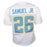 Asante Samuel Jr Signed Los Angeles White Football Jersey (JSA) - RSA