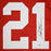 Deion Sanders Signed San Francisco Pro Red Football Jersey (Beckett) - RSA