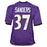 Deion Sanders Signed Baltimore Pro Purple Football Jersey (Beckett) - RSA