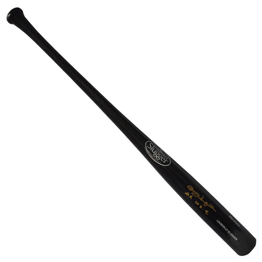 Manny Sanguillen Signed 2x WSC Inscription Louisville Slugger Official MLB Black Baseball Bat (JSA) - RSA