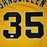 Manny Sanguillen Signed Pittsburgh Pro-Edition Yellow Baseball Jersey (JSA) - RSA