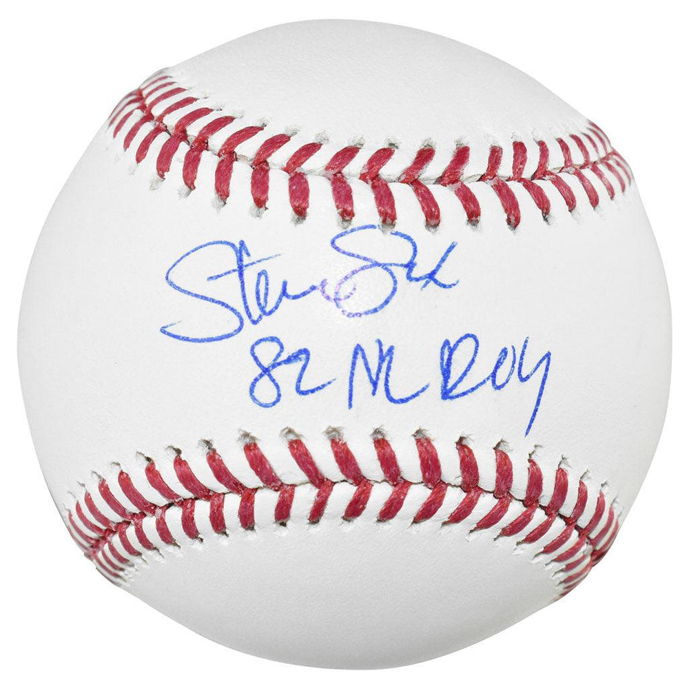 Steve Sax Signed 82 NL ROY Inscription Rawlings Official Major League Baseball (JSA) - RSA