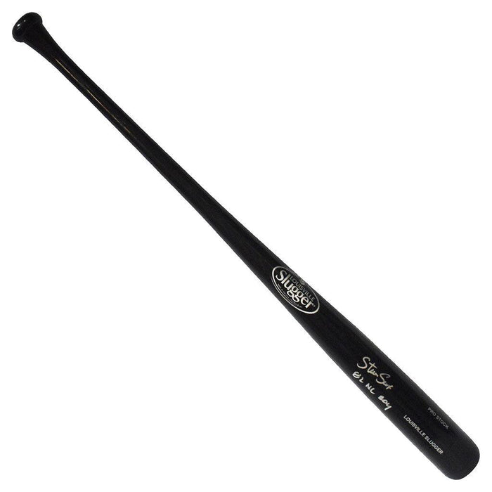 Steve Sax Signed Louisville Slugger Official MLB Black Baseball Bat (JSA) - RSA