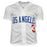 Steve Sax Signed Los Angeles White Baseball Jersey (JSA) - RSA