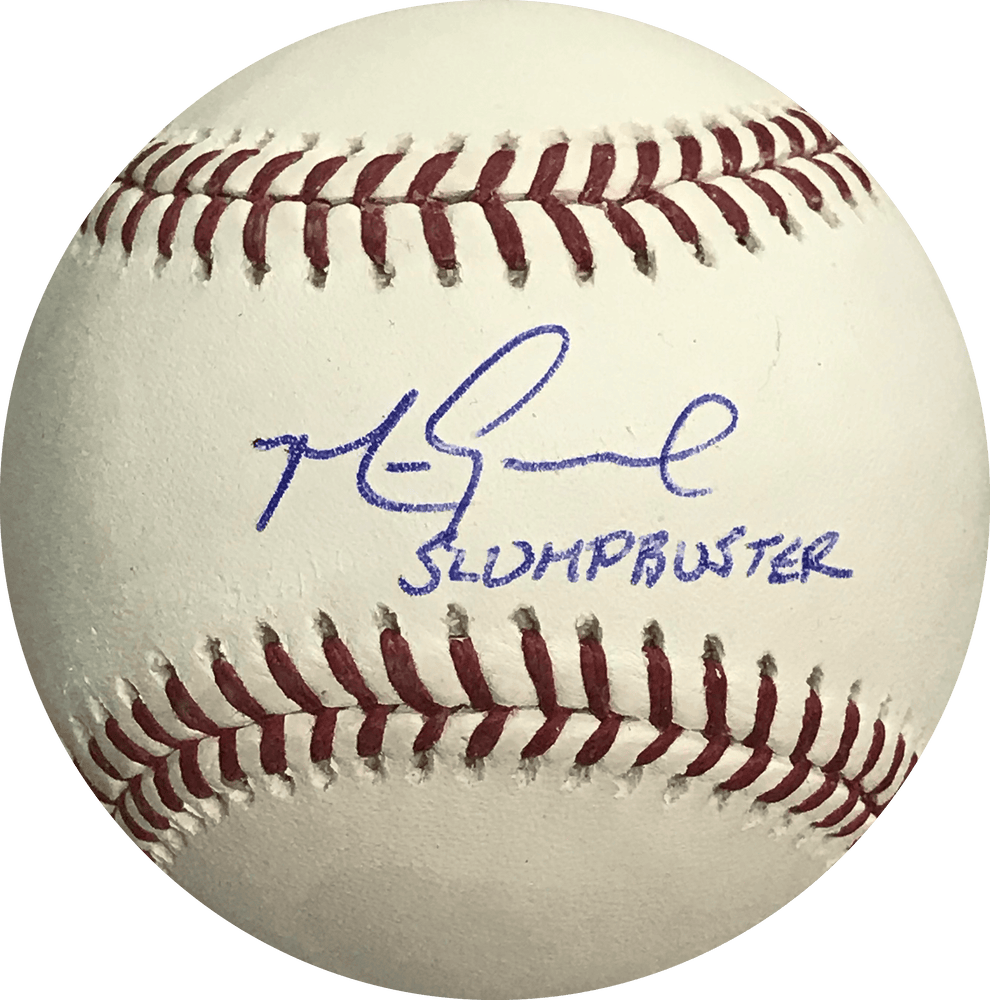 Mark Grace Autographed Official Major League Baseball Inscribed "Slumpbuster" - RSA