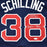 Curt Schilling Signed Pro-Edition Blue Jersey "Boston Strong" Inscription (JSA) - RSA