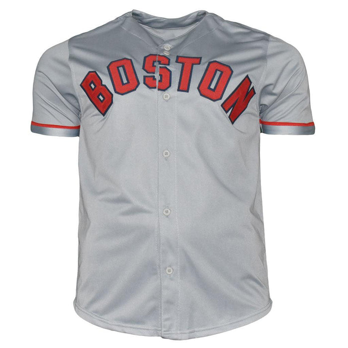 Curt Schilling Signed Boston Grey Baseball Jersey (JSA) - RSA