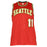 Detlef Schrempf Signed Seattle Red Basketball Jersey (JSA) - RSA