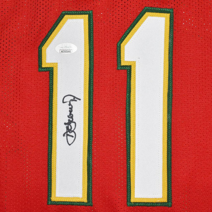 Detlef Schrempf Signed Seattle Red Basketball Jersey (JSA) - RSA