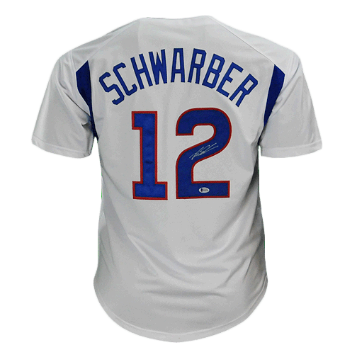 Kyle Schwarber Signed Chicago White Baseball Jersey (Beckett) - RSA
