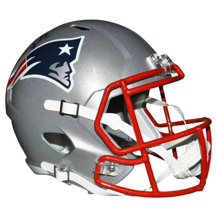 Richard Seymour Signed New England Patriots Speed Full-Size Replica Football Helmet (Beckett) - RSA