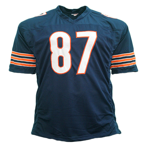 adam shaheen autographed chicago football jersey front