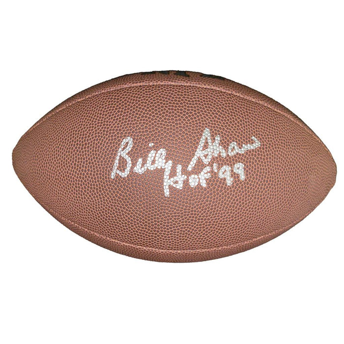 Billy Shaw Signed HOF 99 Inscription Wilson Official NFL Replica Football (Beckett) - RSA